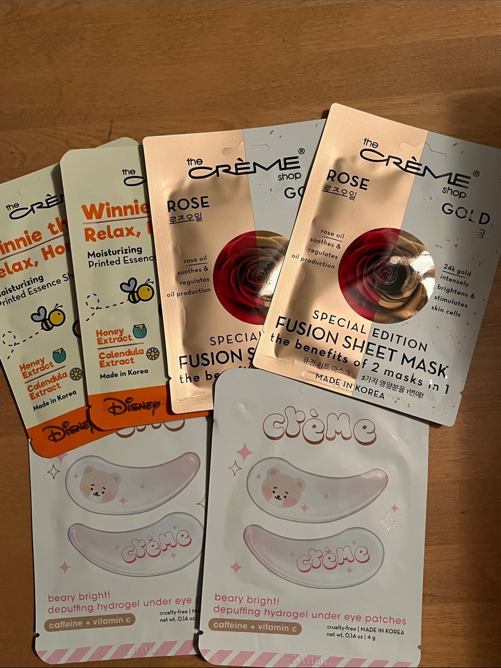 The Crème Rose Fusion Sheet Mask - Pink & Gold Special Edition